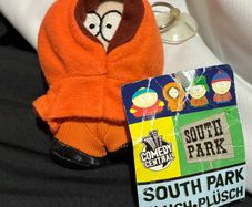 2000 South Park 4" Kenny keychain/window hanger.