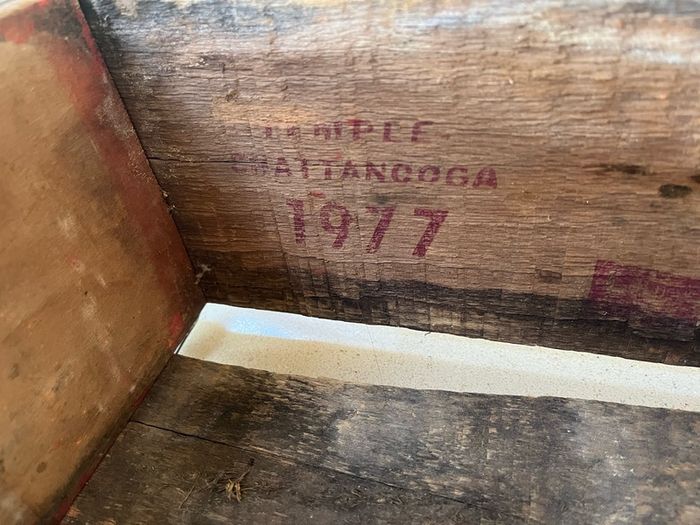 Coca Cola American 70's Wood Crates x2