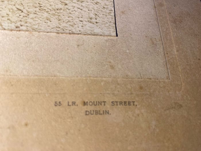 photo Vintage Mounted Group Photo  Catholic Priests & Bishop by C. & L. Walsh, Dublin  Photographer / Studio: Stamped "C. and L. Walsh, 55 Lr. Mount Street, Dublin" on the mount. Active c. 1920s 1950s.