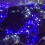 Blue and White LED Icicle Lights Image 3