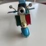 Italian Vintage Metal Scooter Image 2