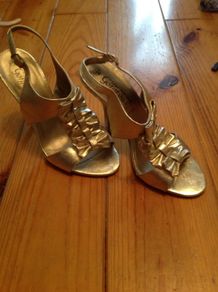 NEW Pale Gold Shoes Size 5 (38)