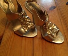 NEW Pale Gold Shoes Size 5 (38)