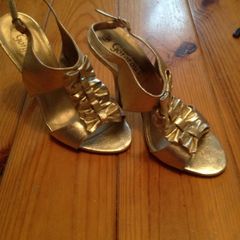 NEW Pale Gold Shoes Size 5 (38)