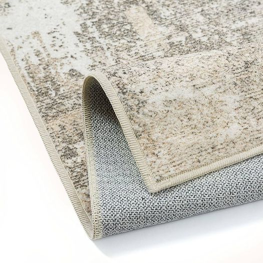 Modern Abstract Area Rug 120x170cm Beige Washable Living Room Rug Non-slip Soft Accent Carpet Area Rugs Art Floor Carpet for Living Room Bedroom Home Office Dining Room Kitchen Decor