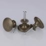12Pcs Dark Bronze Antique Brass Door Knob with Screws, Round Vintage Drawer Knobs Diameter 30mm, Mushroom Shaped Furniture Knobs Likes Cabinet Knobs, Wardrobe Handles, Kitchen Cupboard Handles (FREE POSTAGE) Image 6