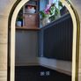 LED Bathroom Mirror Gold Frame Antifog Demister Image 4