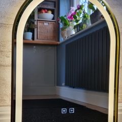 LED Bathroom Mirror Gold Frame