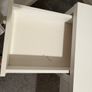 White IKEA desk Image 3