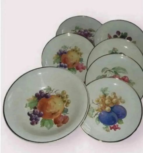 Vintage Serving Bowl Set 22ct Trimmed