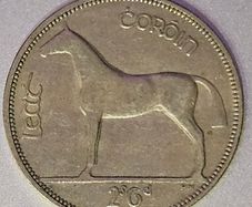 Irish 1961 half crown