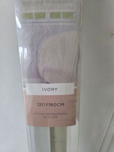 Ivory roller blind