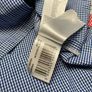 DC Skate Co Mens Short Sleeve Shirt Size Medium Royal Blue Check Image 7