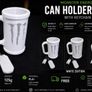 Monster Energy Can Holder Mug with Keychain | Gamer Desk Accessory Image 8