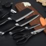 Black Blade Knives Set Gift Box 7 pcs Image 2