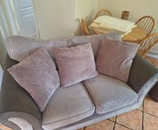Free sofa with cushions