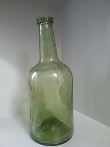 Wonky Green Bottle