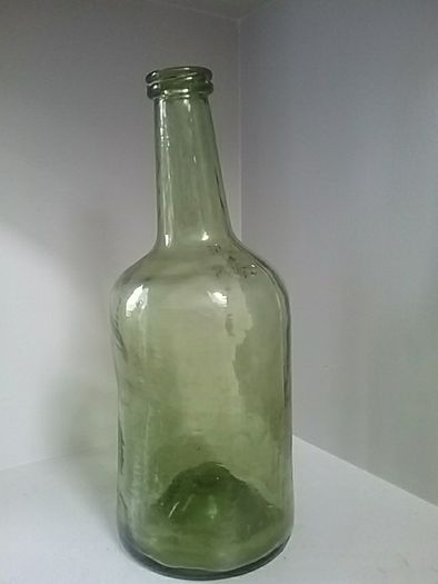 Wonky Green Bottle