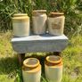 Old Stoneware Pots x5 Image 2
