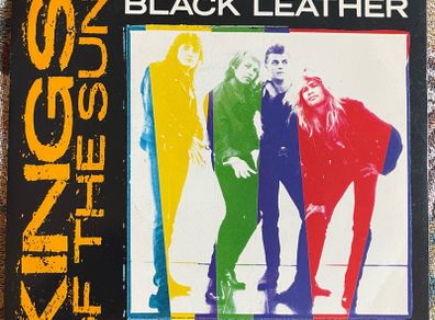 Kings of the sun. Black leather picture sleeve vinyl record single in vg+ condition
