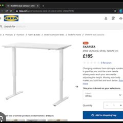 Ikea skarsta sit stand desk