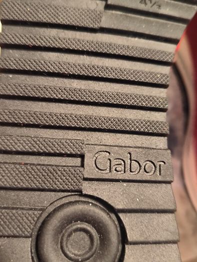 Brand New Gabor Comfort Red Suede Sneakers Size UK 4.5
