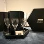 John Rocha Waterford Crystal Geo 6x White Wine set. Image 3
