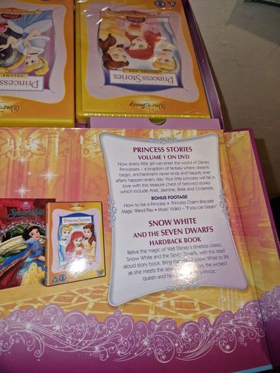 Brand new Disney Princess Official DVDs and Book