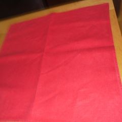 Red Linen Napkin for Sale