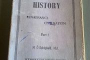 Old Irish school history book Published in Mayo Printed in Roscommon Ireland