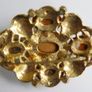 Vintage 1980s SPHINX Brown Cabochon and Pearl Brooch Image 6