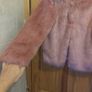 Bershka pink faux fur jacket (free postage) Image 7