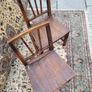 Pair of antique oak chairs circa 1800 Image 4