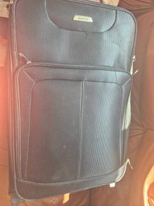 black suitcase