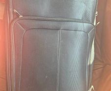 black suitcase