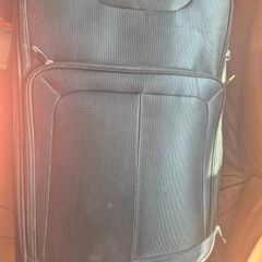 black suitcase
