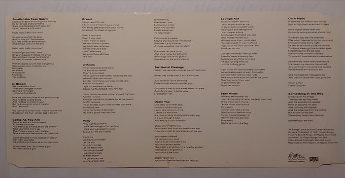 Nirvana - Lithium - CD Single