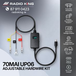 70mai UP06 Adjustable Hardwire Kit