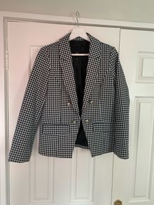 River Island Houndstooth Print Blazer