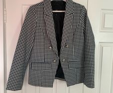 River Island Houndstooth Print Blazer
