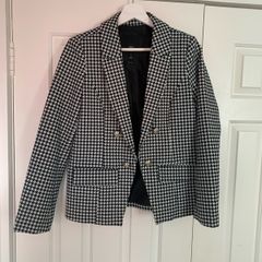 River Island Houndstooth Print Blazer