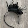 Black Fascinator Headband Image 2