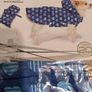 Croci Blue Hearts Dog Waterproof Coat ,size 20 ,New Image 8