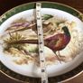 Vintage Hanley Falconware 12 inch Medium Oval Meat platter Grouse and Pheasant Game theme Image 4