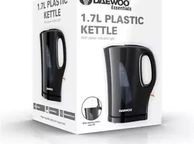 main image for ad Daewoo Black Cordless Jug Kettle 2200 Watt Plastic Jug Kettle All New Stock Boxed Guaranteed