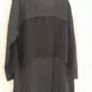 ZARA Black and Navy Sheer Dress. Image 5