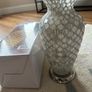 White Mosaic Lamp Image 3