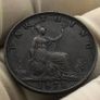 1873 Farthing Victoria XF/AU Image 2