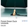 New Original Duck Head Umbrella In Forest Green Image 4