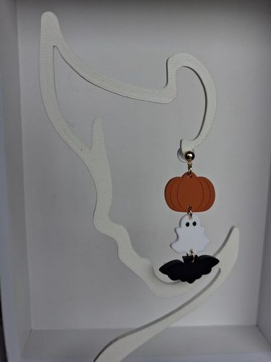 Spooky Trio Halloween Clay Earrings